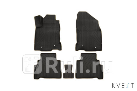 KVESTLEX00003K2 - 3d коврики в салон 5 шт. (KVEST) Lexus NX (2014-2020) для Lexus NX (2014-2021), KVEST, KVESTLEX00003K2