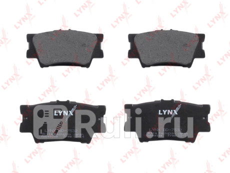 BD-7532 - Колодки тормозные дисковые задние (LYNXAUTO) Toyota Rav4 (2012-2020) для Toyota Rav4 (2012-2020), LYNXAUTO, BD-7532