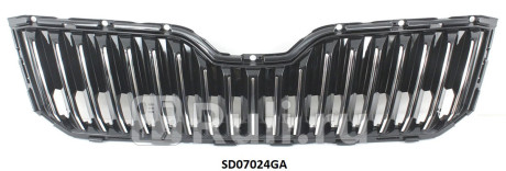 SD07024GA - Решетка радиатора (TYG) Skoda Superb 3 (2015-2019) для Skoda Superb 3 (2015-2021), TYG, SD07024GA