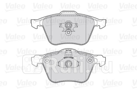 301030 - Колодки тормозные дисковые передние (VALEO) Volvo S70 (1997-2005) для Volvo S70/V70/C70 (1997-2005), VALEO, 301030