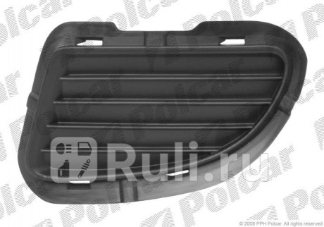 302427-2 - Решетка переднего бампера правая (Polcar) Fiat Grande Punto (2005-2011) для Fiat Grande Punto (2005-2011), Polcar, 302427-2