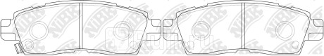 PN4802 - Колодки тормозные дисковые задние (NIBK) Chevrolet Trailblazer (2001-2009) для Chevrolet TrailBlazer (2001-2009), NIBK, PN4802