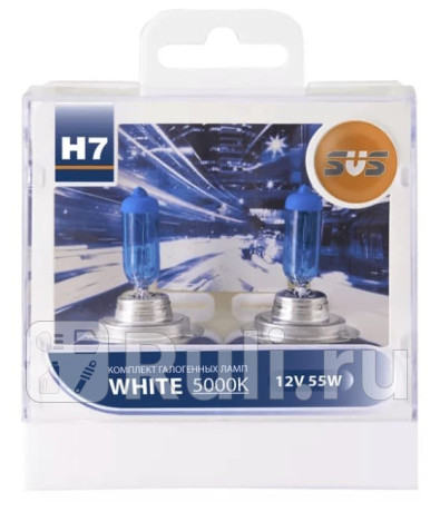 0200108000 - Автолампы 12V H7 55W White 5000K (2шт+2шт W5W) SVS Ver.2.0 для Автомобильные лампы, SILVERSTAR, 0200108000