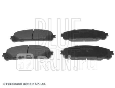ADT342190 - Колодки тормозные дисковые передние (BLUE PRINT) Toyota Highlander (2013-2020) для Toyota Highlander 3 (2013-2020), BLUE PRINT, ADT342190