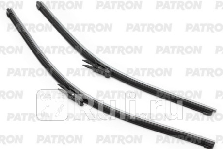 PWB6555-KIT-MB222 - Щетки стеклоочистителя на лобовое стекло (комплект) (PATRON) Mercedes W222 рестайлинг (2017-2020) для Mercedes W222 (2017-2020) рестайлинг, PATRON, PWB6555-KIT-MB222