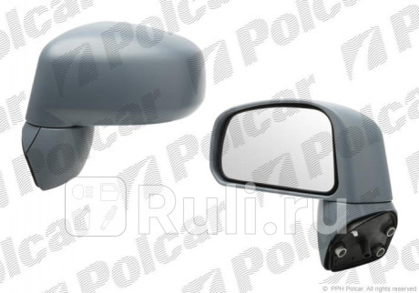 2758511M - Зеркало левое (Polcar) Nissan Tiida (2007-2014) для Nissan Tiida (2004-2014), Polcar, 2758511M