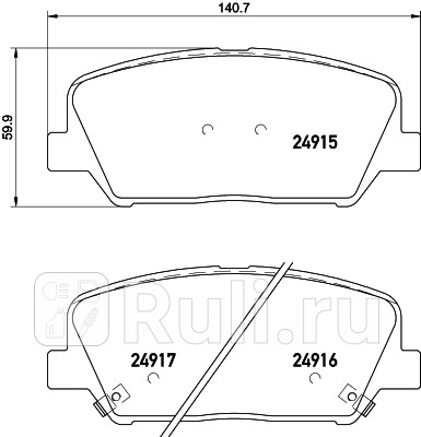 NP6047 - Колодки тормозные дисковые передние (NISSHINBO) Kia Cerato 3 YD рестайлинг (2016-2020) для Kia Cerato 3 YD (2016-2020) рестайлинг, NISSHINBO, NP6047