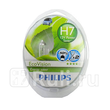 12972ECO - Лампа H7 (55W) PHILIPS Eco Vision для Автомобильные лампы, PHILIPS, 12972ECO