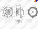 Мотор печки для Isuzu ST-8-97085-607-3
