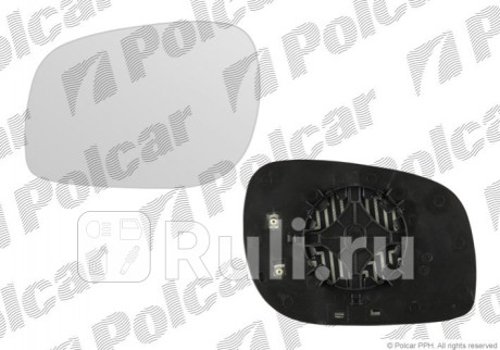 4310554E - Зеркальный элемент правый (Polcar) Land Rover Freelander 1 (1998-2003) для Land Rover Freelander 1 (1998-2006), Polcar, 4310554E