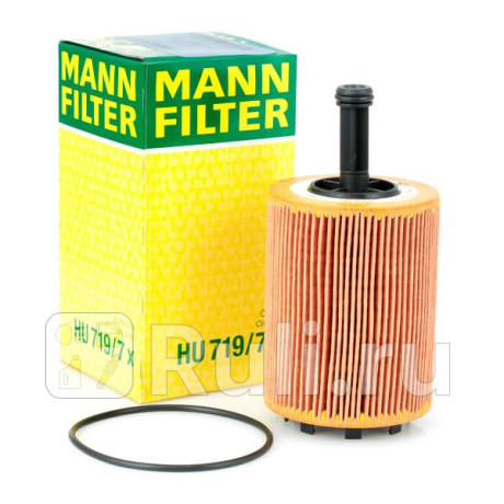 HU 719/7 X - Фильтр масляный (MANN-FILTER) Volkswagen Golf Plus (2004-2014) для Volkswagen Golf Plus (2004-2014), MANN-FILTER, HU 719/7 X